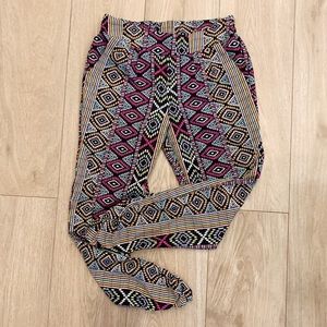 ‼️ 2 for $15 Tribal print joggers